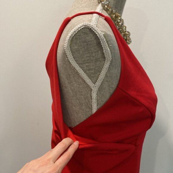 Mystic Red Midi Dress - Picture 10 of 16